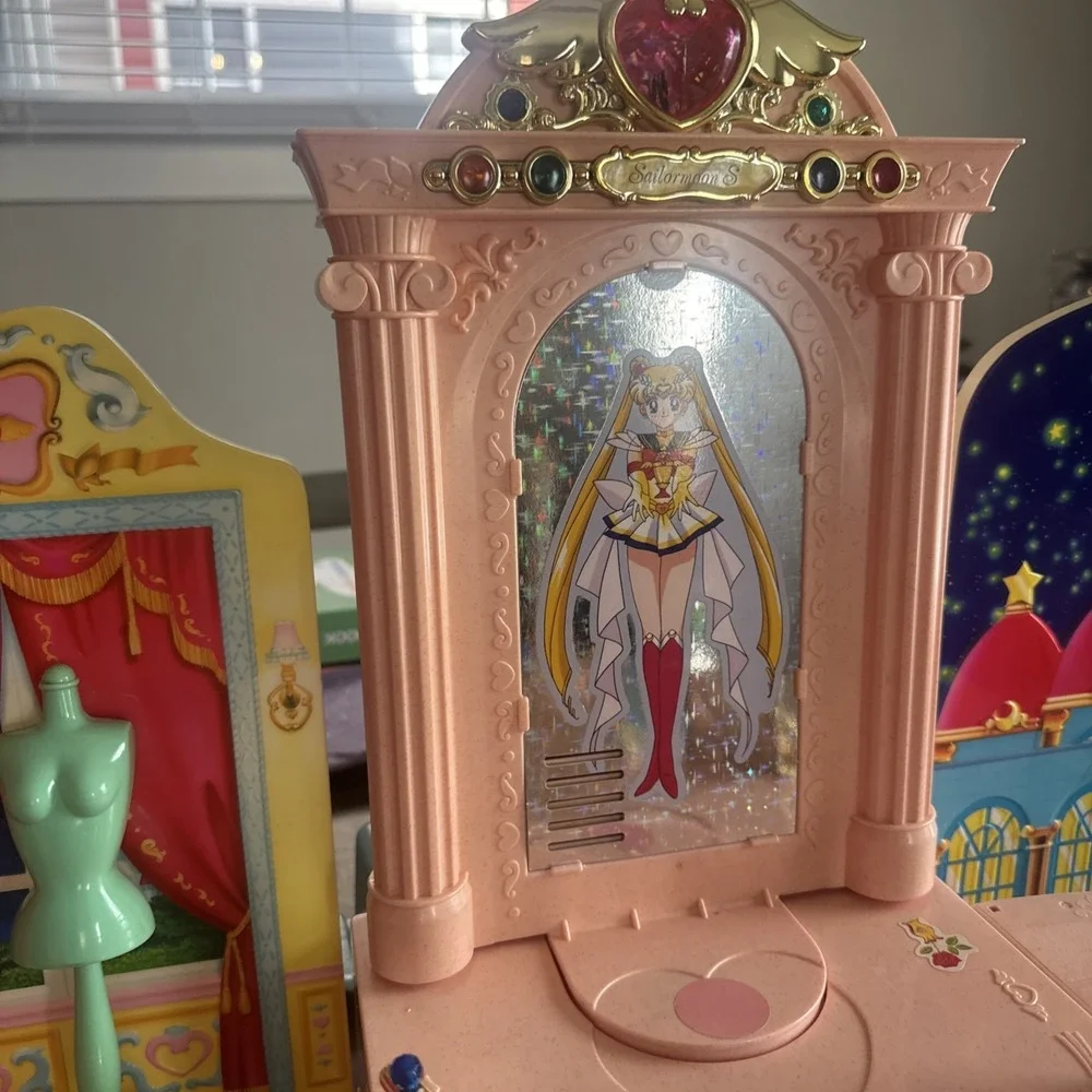 Sailor moon Sailor Team‎ Sparkling Castle doll house with box